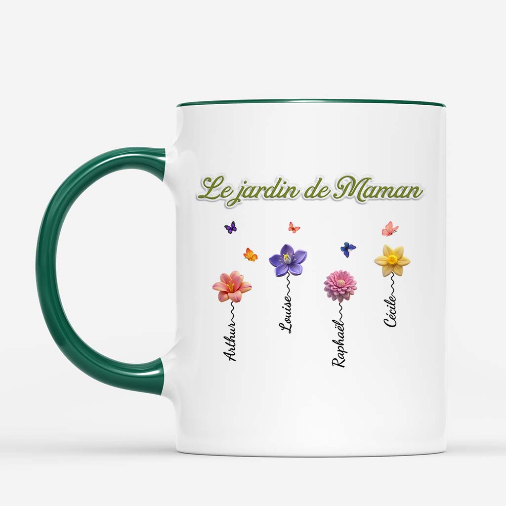 6194MFR2 effet dimpression 3d mug personnalise le jardin de mamie maman 6194m8vna