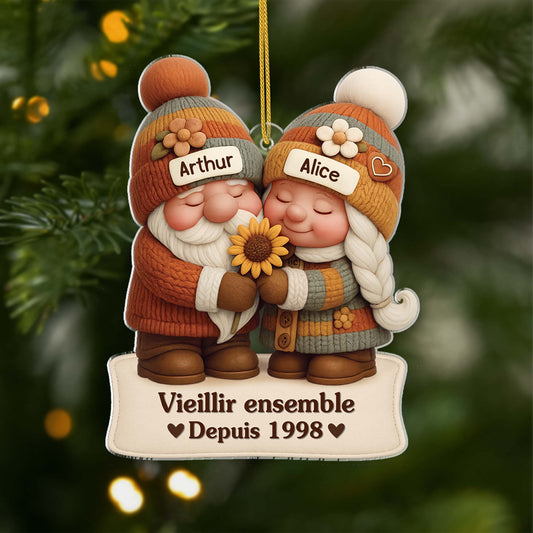 6200OFR2 effet dimpression 3d ornement noel acrylique personnalise couple vieillir ensemble 6200o8ltg_2