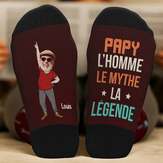 6222JFR2 chaussettes personnalisees de noel pour papa papy l_homme le mythe la legende 6222j6vzb_18947dcc 94c2 484e 8a4d 1c1868093d07