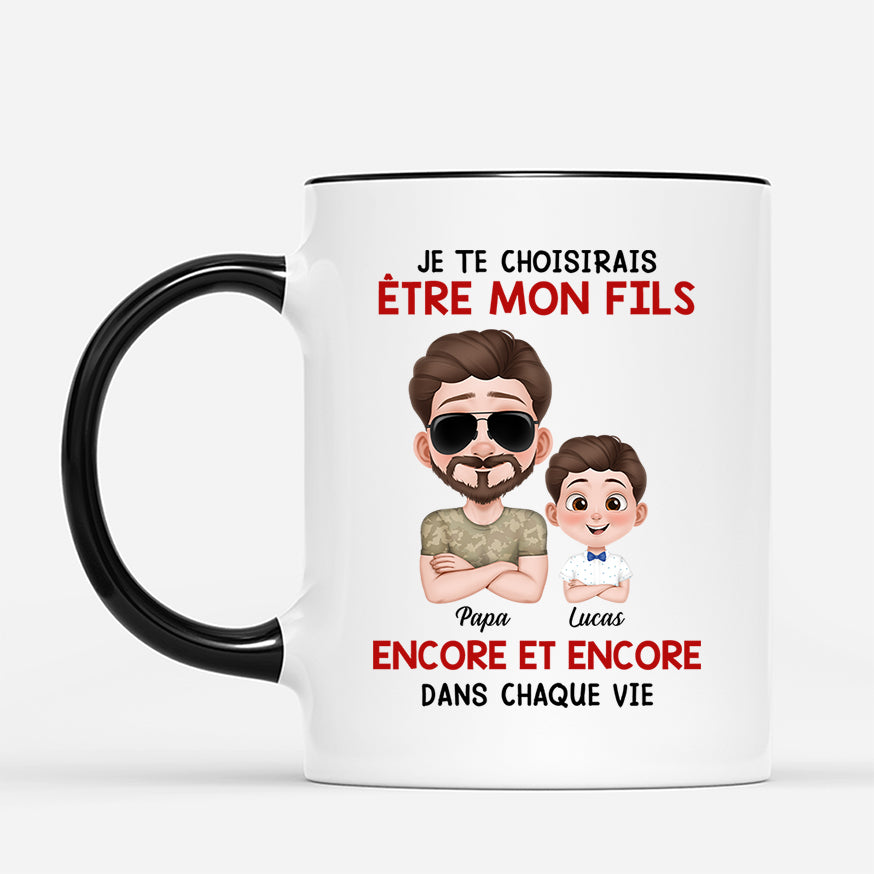 6289MFR2 mug personnalise te choisir pour etre ma fille et fils 6289m8taa