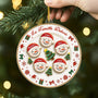 6301OFR1 effet dimpression 3d ornement acrylique personnalise famille assiette de noel 6301oklni_2