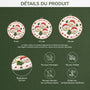6301OFR1 effet dimpression 3d ornement acrylique personnalise famille assiette de noel 6301oklni_3