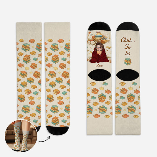 6320JFR1 chaussettes personnalisees chut je lis mes livres 6320j8lta_1