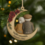 6321OFR1 effet dimpression 3d ornement noel en bois a 1 couche personnalise couple depuis notre premier baiser 6321o3v5g