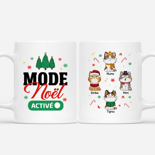 6332MFR1 mug personnalise avec chat mode noel active 6332m6ycd