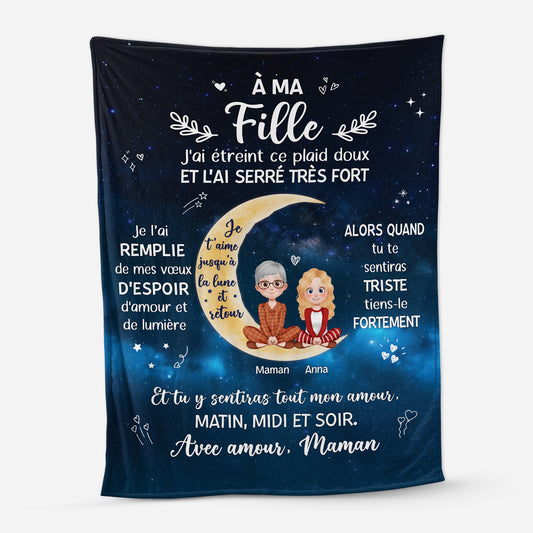 6424BFR1 plaid personnalise a ma fille a mon fils 6424b6vma