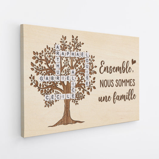 6467CFR2 toile personnalisee ensemble nous formons une famille avec mots croises 6467c6l5i_0289b4a9 cef4 476a a323 87863c3d191d