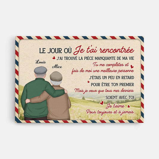6500CFR1 toile avec photo personnalisee couple le jour ou je t_ai rencontre 6500ctlng_1