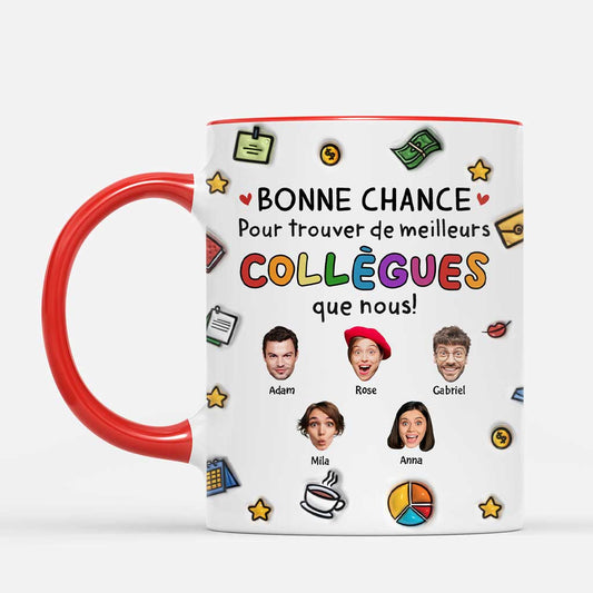 6518MFR1 effet dimpression 3d mug personnalise collegue_ avec photo bonne chance 6518m8lwo_1