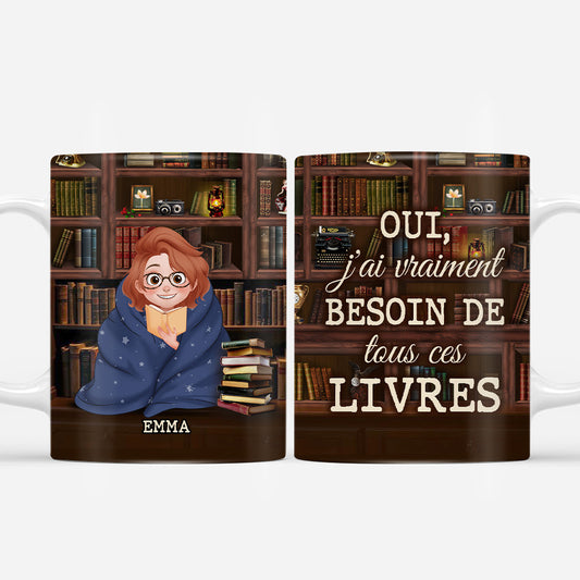 6551MFR1 mug personnalise pour femmehomme tous ces livres 6551m6qaa