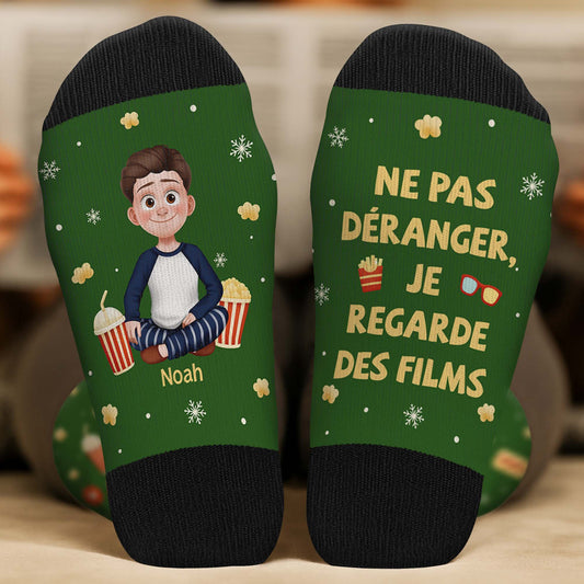 6584JFR2 chaussettes personnalisees pour femmehomme regarder des films 6584j8qma