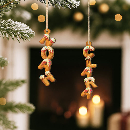 6598OFR2 effet dimpression 3d ornement noel en bois a 1 couche personnalise lettre gaufre 6598o8v5a