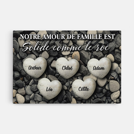 6661CFR1 toile personnalisee famille solide comme le roc 6661c8lai_1