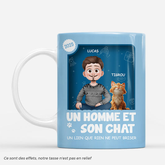 6669MFR1 effet dimpression 3d mug de noel personnalise beau homme et son chat 6669mkq5d_602bc0fd 7239 4eb7 8cc2 383a29a5c315