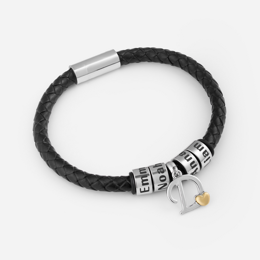 6678JFR1 bracelet cuir personnalise homme_ cadeau unique pour homme 6678j0y5b