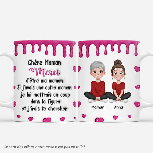6735MFR1 effet dimpression 3d mug personnalise merci d_etre ma mamanpapa 6735m6pta