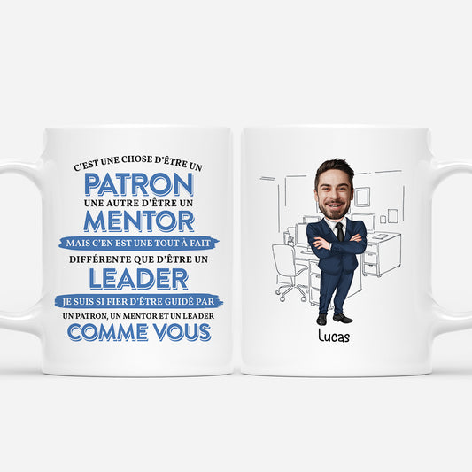 6739MFR1 mug personnalise collegue un leader comme vous 6739m6zzo