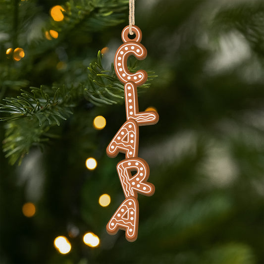 6756OFR1 ornement noel en bois a 1 couche personnalise femmehomme lettre de prenom style biscuit 6756otxza