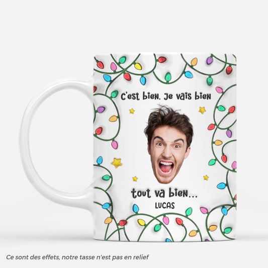 6808MFR1 effet dimpression 3d mug de noel personnalise drole avec photo je vais bien tout va bien 6808m8lab_1