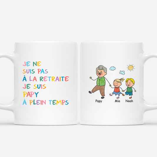 6938MFR1 mug personnalise je suis papymamie a plein temps 6938mtxnb