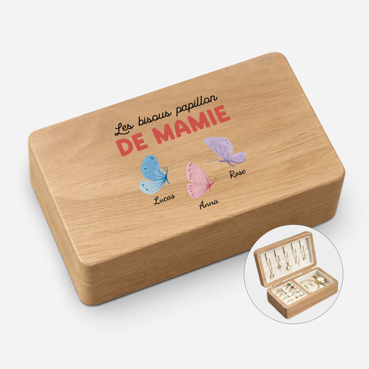 6947AFR1 boite a bijoux personnalisee en bois_ bisous papillon de mamie maman 6947ajtvna_2