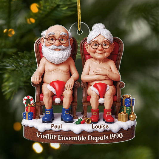 6962OUS1 3d printing effect custom acrylic growing old together ornament christmas gifts for old couples 6962O6LAG_5
