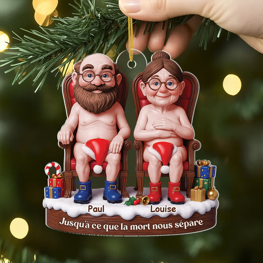 6962OUS1 3d printing effect custom acrylic growing old together ornament christmas gifts for old couples 6962O6LAG_6