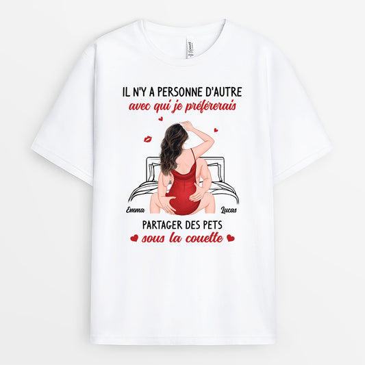 6966AFR1 t shirt personnalise couple il n_y a personne d_autre 6966akvzg