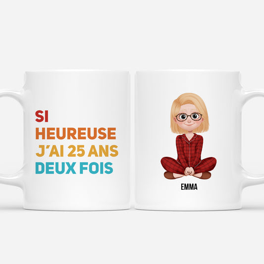 6982MFR1 mug personnalise pour anniversaire pour femmehomme j_ai 25 ans deux fois 6982m6vaa