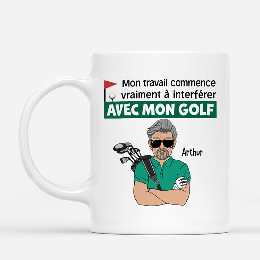 6989MFR1 mug personnalise interferer avec mon golf 6989m6vmb