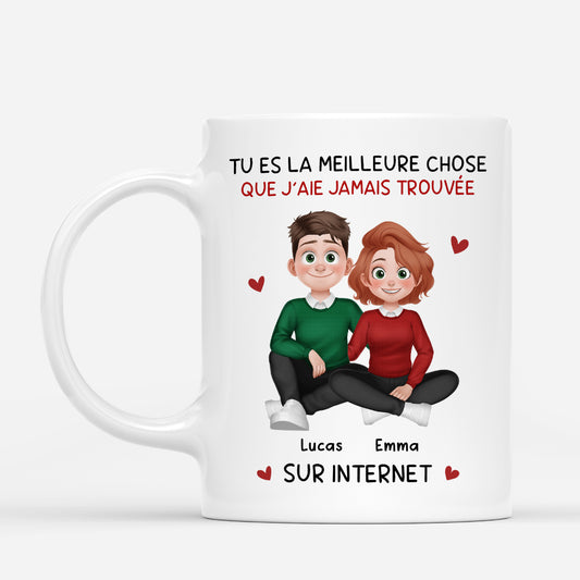 7025MFR1 mug personnalise couple la meilleure chose sur internet 7025mkq5g_3570a3f4 a4a5 4479 ba2f 1177b1143571