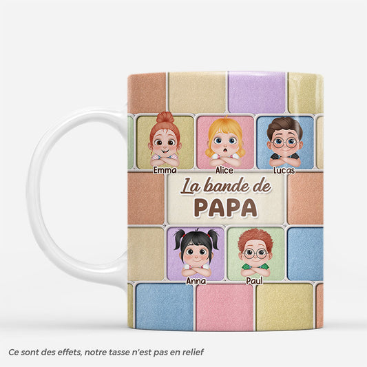 7124MFR1 effet dimpression 3d mug personnalise jolis enfants de maman papa 7124mkhtb