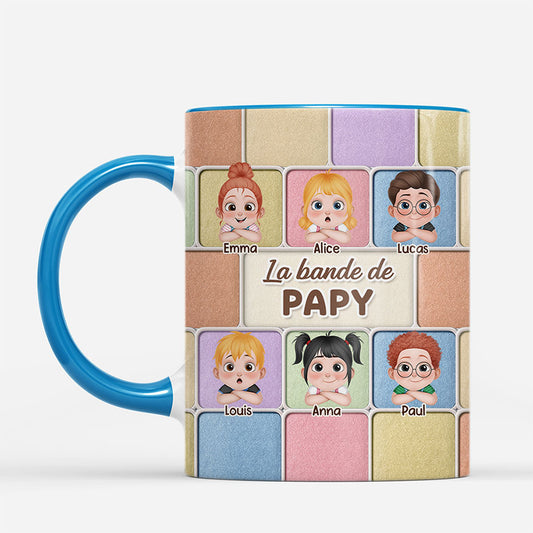 7124MFR2 effet dimpression 3d mug personnalise jolis enfants de mamie papy 7124mkva