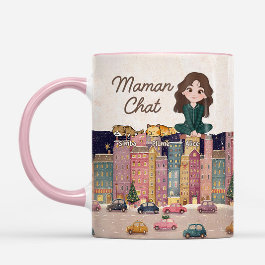 7163MFR2 mug personnalise papa chat et la ville 7163m8ynd