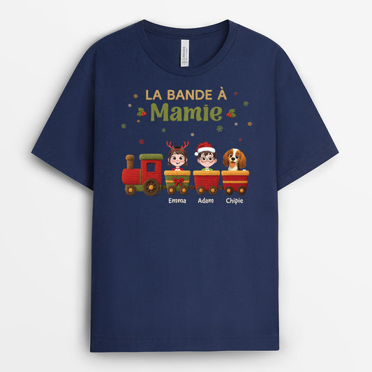 7193AFR2 mug de noel personnalise la bande a mamie papy avec train 7193a6kzb