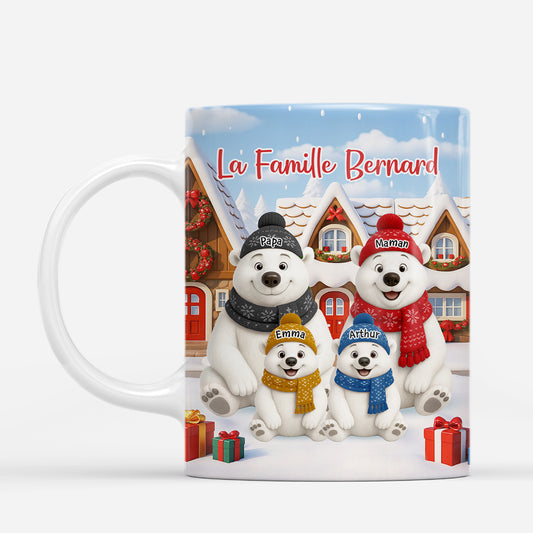 7417MFR1 mug personnalise famille familly ours ensemble 7417m3pzi