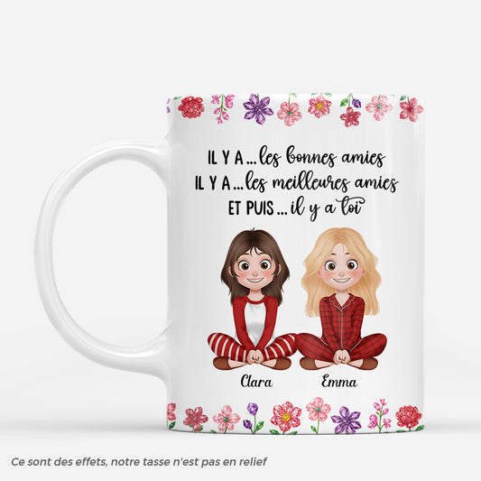 7445MFR1 effet dimpression 3d mug personnalise meilleure amie et toi 7445m6t5f