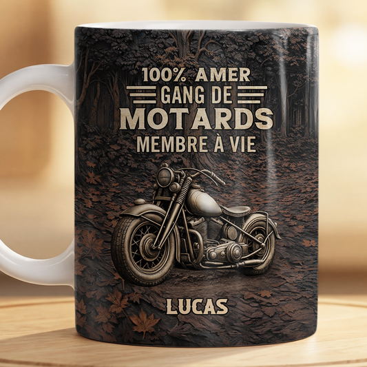 7495MFR3 effet dimpression 3d mug personnalise pour homme cadeau pour un motard 7495m6phb