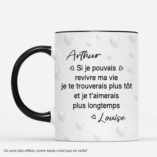 7523MFR2 effet dimpression 3d mug personnalise couple si je pouvais revivre ma vie 7523m8rng_c156910f 0082 4dae ae50 9113b3f2cc11