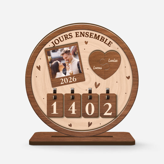 7588QFR1 compteur de jours couple personnalise avec photo jours ensemble 7588qtvng