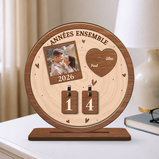 7588QFR2 compteur de jours couple personnalise avec photo jours ensemble 7588qtvng