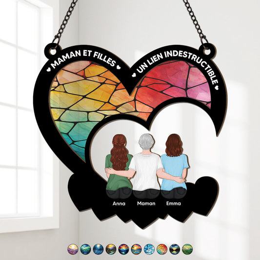 7680UFR1 attrape soleil personnalise en acrylique lien entre une mamiemaman et sa petite 7680utiwa