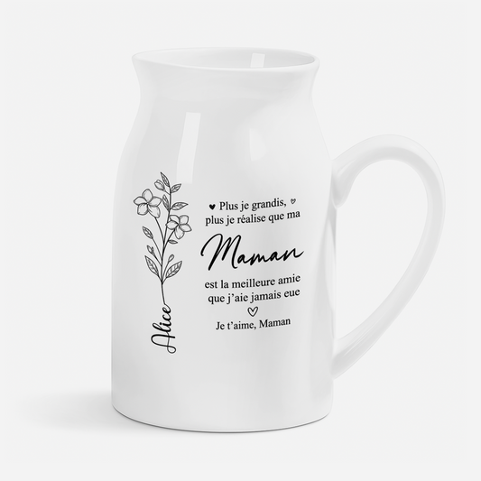 7720OFR1 vase personnalise maman mamie est la meilleure amie 7720o8fma
