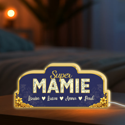 7757LFR1 lightbox personnalisable pour arriere mamie arriere papy cadeau pour arriere grand mere 7757ltlna