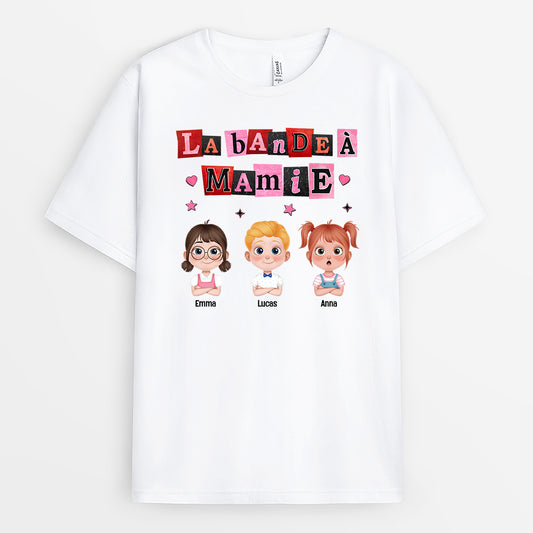 7811AFR1 t shirt personnalise style collage la bande a papy mamie 7811a8pwb