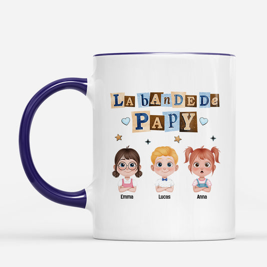 7811MFR2 mug personnalise style collage la bande a papy mamie 7811m8pwb