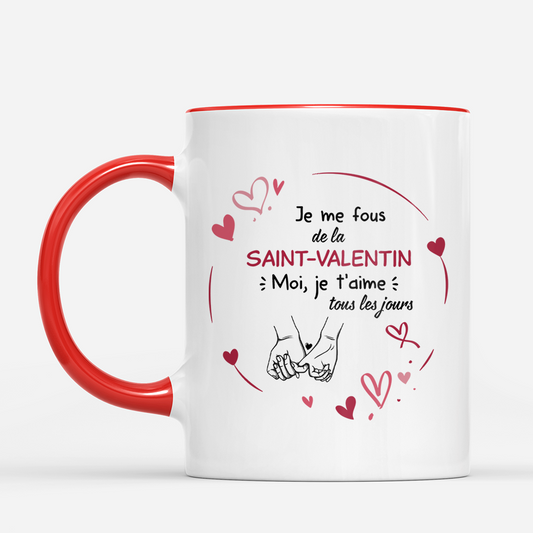 7818MFR2 tasse personnalisee couple pas besoin de saint valentin pour dire je taime 7818m6f5g
