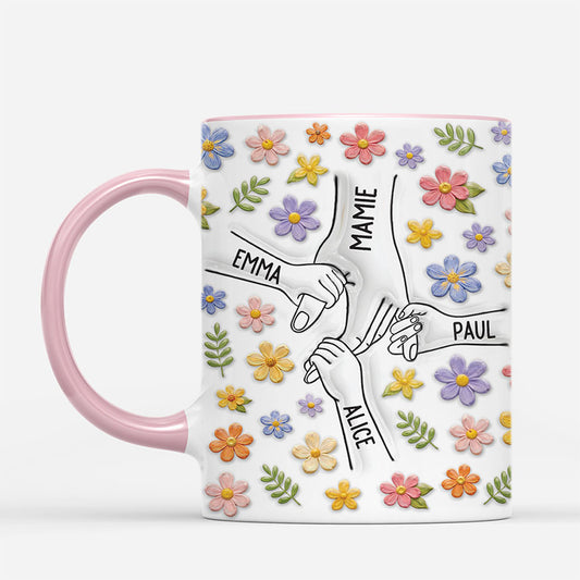 7821MFR1 effet dimpression 3d mug personnalise mamie maman tenir ta main 7821mcvca