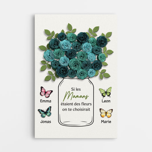 7960FR1 toile personnalisee mamie maman si tu etais une fleur 7960c6yna_9c238774 f0d8 4b4d 9f9c 97b5167f232b