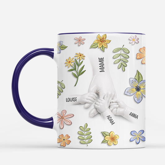 8071MFR2 effet dimpression 3d mug personnalise maman mamie amour de ses enfants 8071m6pna
